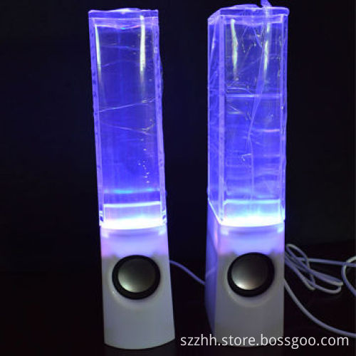 Portable speaker support all of audio devices, with LED lighting effects and perfect acoustic effect